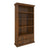 Umber Bookshelf Bookcase 4 Tier Drawers Solid Pine Timber Wood - Dark Brown