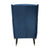 Vivian Accent Sofa Arm Chair Fabric Uplholstered Lounge Couch - Navy