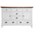 Virginia Dresser Mirror 7 Chest of Drawers Solid Wood Tallboy Cabinet - White