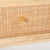 Martina Set of 2 Bedside Table 1 Drawer Storage Cabinet Solid Mango Wood Rattan