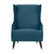 Sylvia Accent Sofa Arm Chair Fabric Uplholstered Lounge Couch - Navy