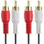 1.5M 2-RCA Male To Male Dual 2RCA Cable, 2 RCA Stereo Audio Cord Connector