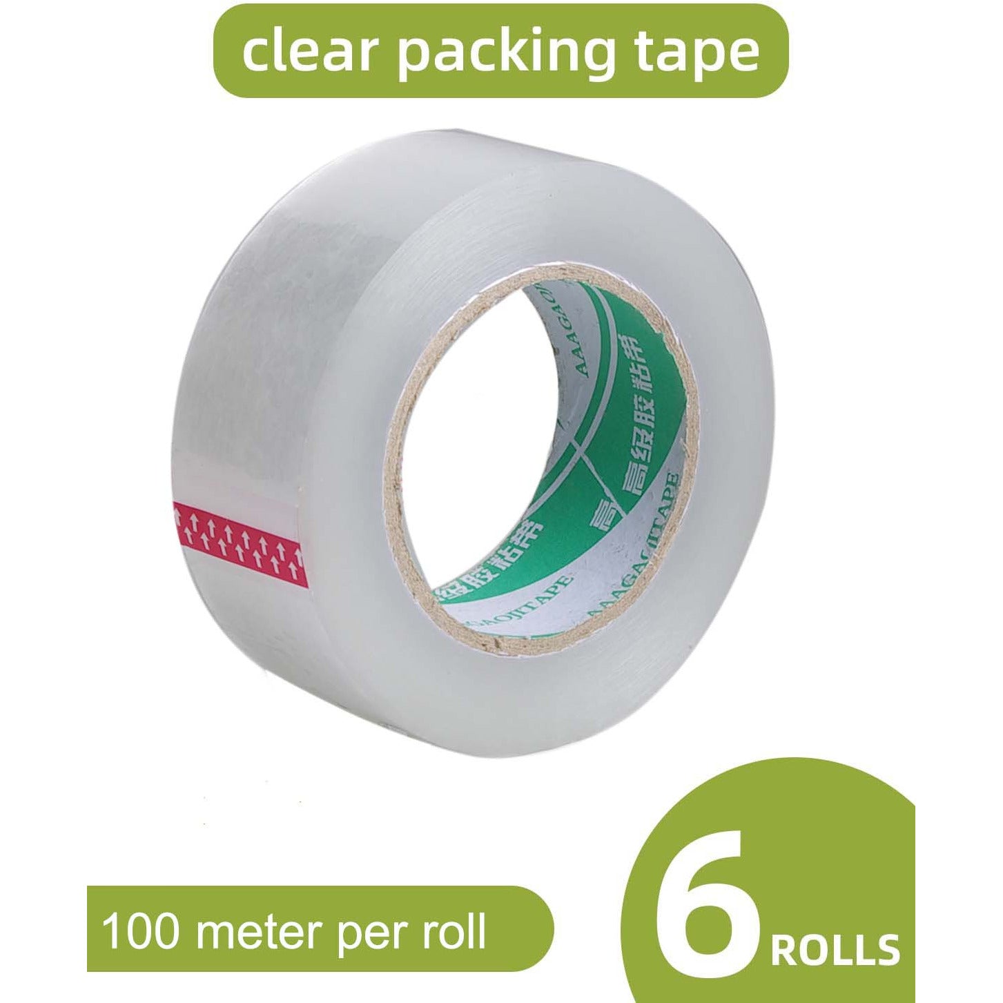 6 Rolls 150m Clear Packing Tape Sealing Tape 150m x 45mm