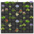 72 Pockets Wall Hanging Planter Planting Grow Bag Vertical Garden Vegetable Flower Black