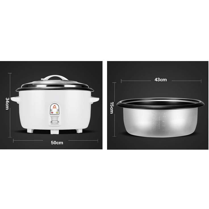 13L Restaurant Commercial Rice Cooker Hotel  Non-Stick Automatic Insulation