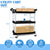 3 Tier Large Service Food Cart Restaurant Trolley Utility Cart Kitchen Catering Shelf Storage