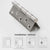 304 Flat Pin Hinge Spring 2Pack 100mm Folding Butt Door Cabinet Hinges Folding Furniture Hardware