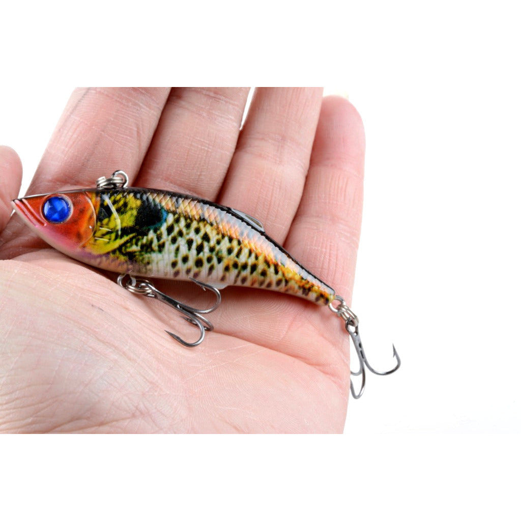 4x 8cm Vib Bait Fishing Lure Lures Hook Tackle Saltwater