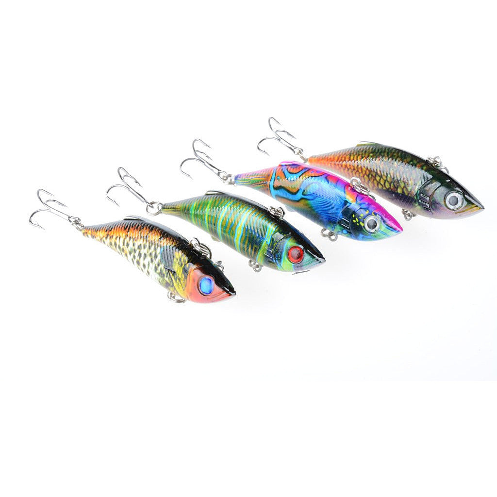 4x 8cm Vib Bait Fishing Lure Lures Hook Tackle Saltwater