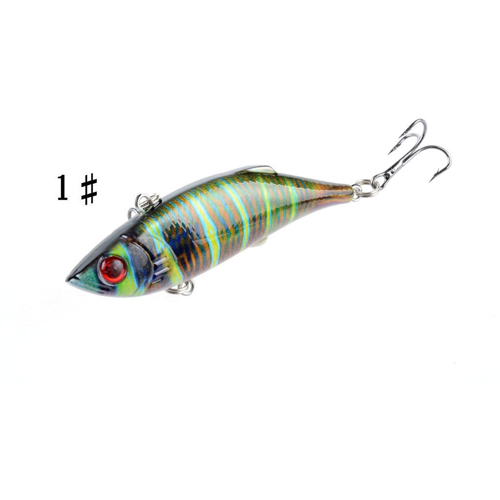 4x 8cm Vib Bait Fishing Lure Lures Hook Tackle Saltwater