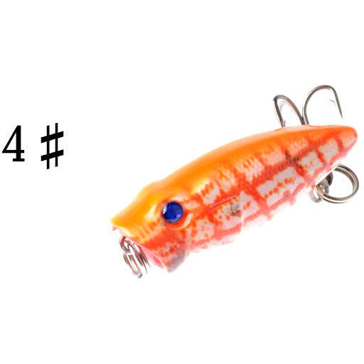 6X 3.5cm Popper Poppers Fishing Lure Lures Surface Tackle Fresh Saltwater