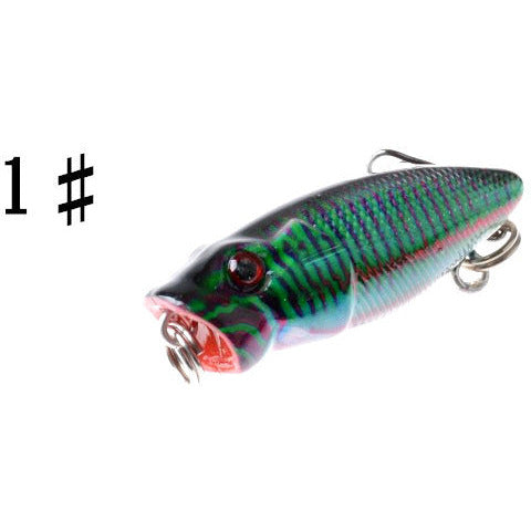 6X 3.5cm Popper Poppers Fishing Lure Lures Surface Tackle Fresh Saltwater