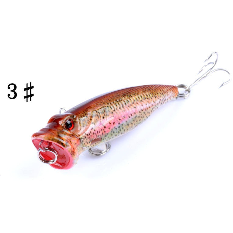 4X 6.5cm Popper Poppers Fishing Lure Lures Surface Tackle Fresh Saltwater