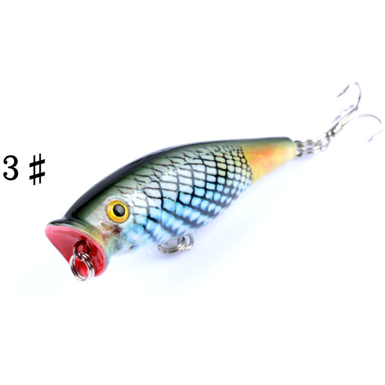 5X 7.5cm Popper Poppers Fishing Lure Lures Surface Tackle Fresh Saltwater