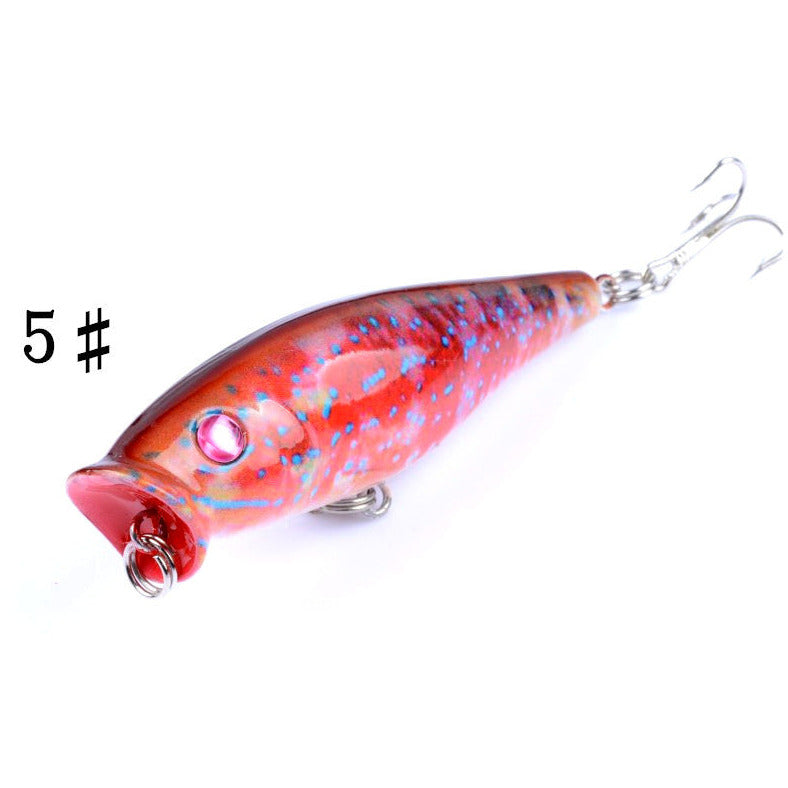 5X 7.5cm Popper Poppers Fishing Lure Lures Surface Tackle Fresh Saltwater