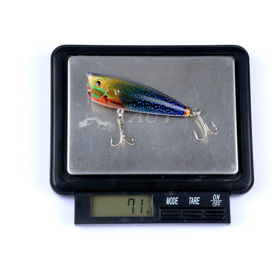 6X 6cm Popper Poppers Fishing Lure Lures Surface Tackle Fresh Saltwater