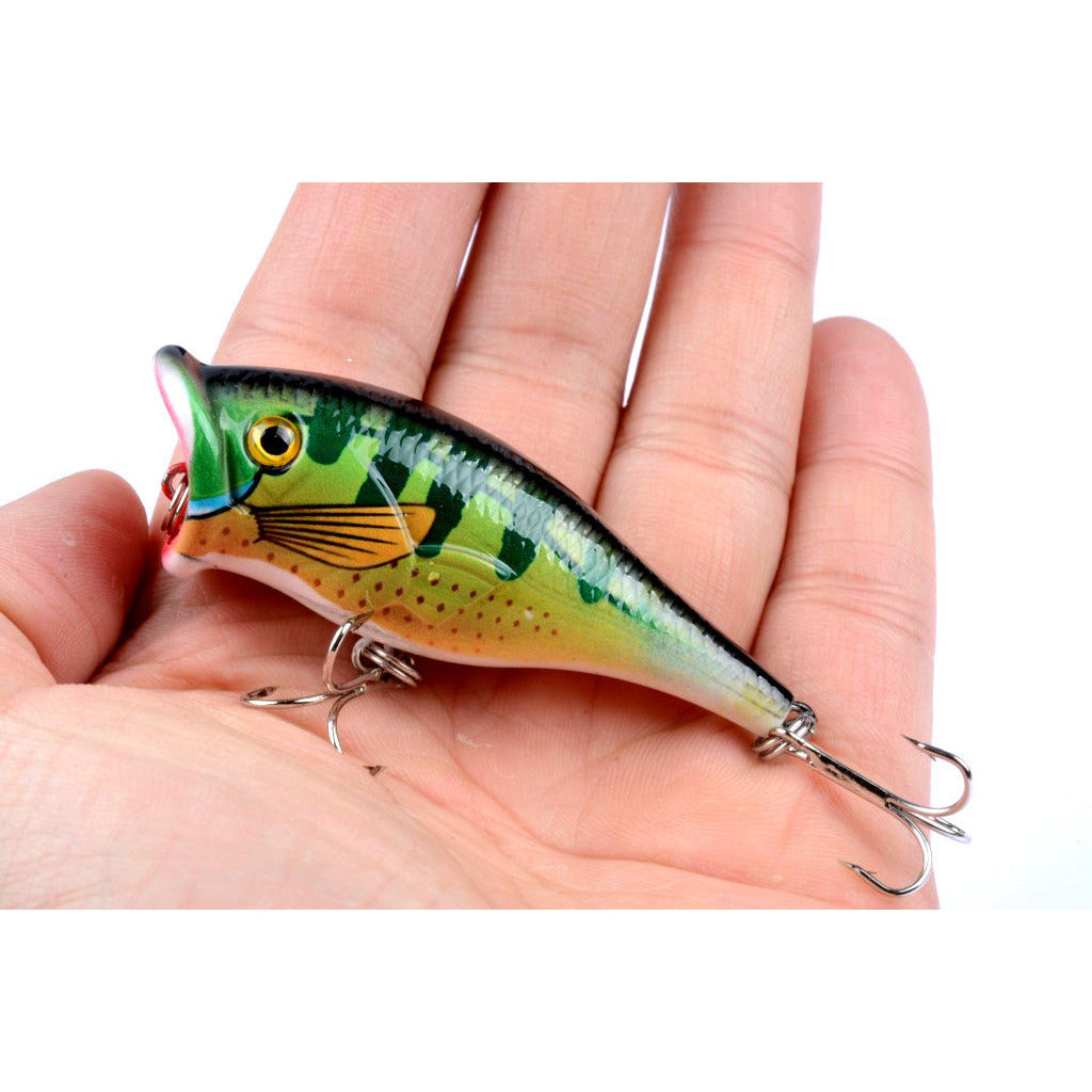 4X 6.5cm Popper Poppers Fishing Lure Lures Surface Tackle Fresh Saltwater