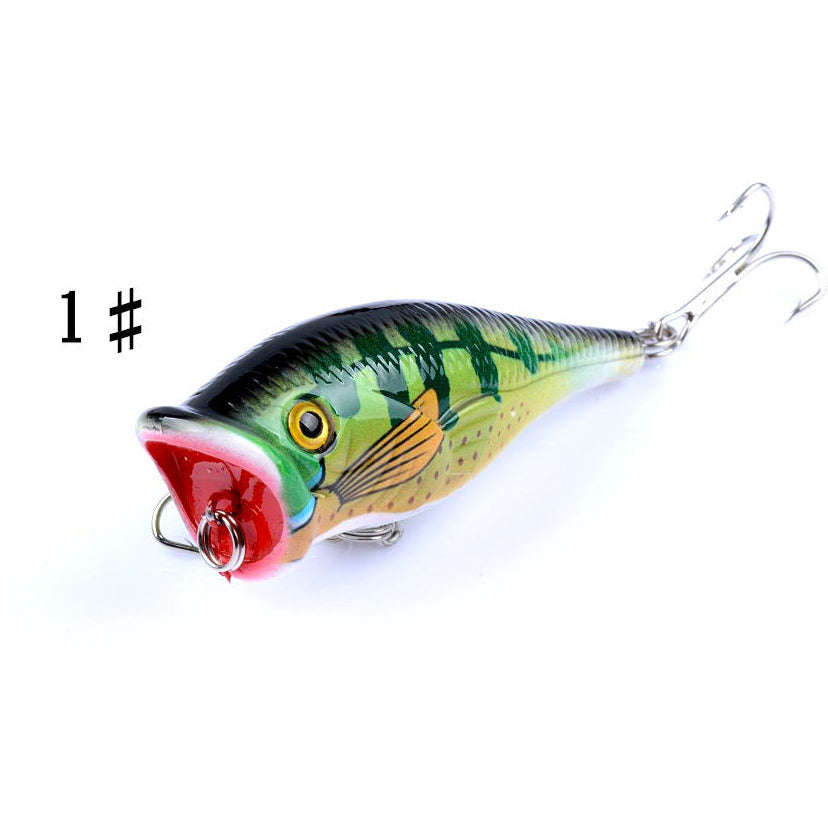 4X 6.5cm Popper Poppers Fishing Lure Lures Surface Tackle Fresh Saltwater