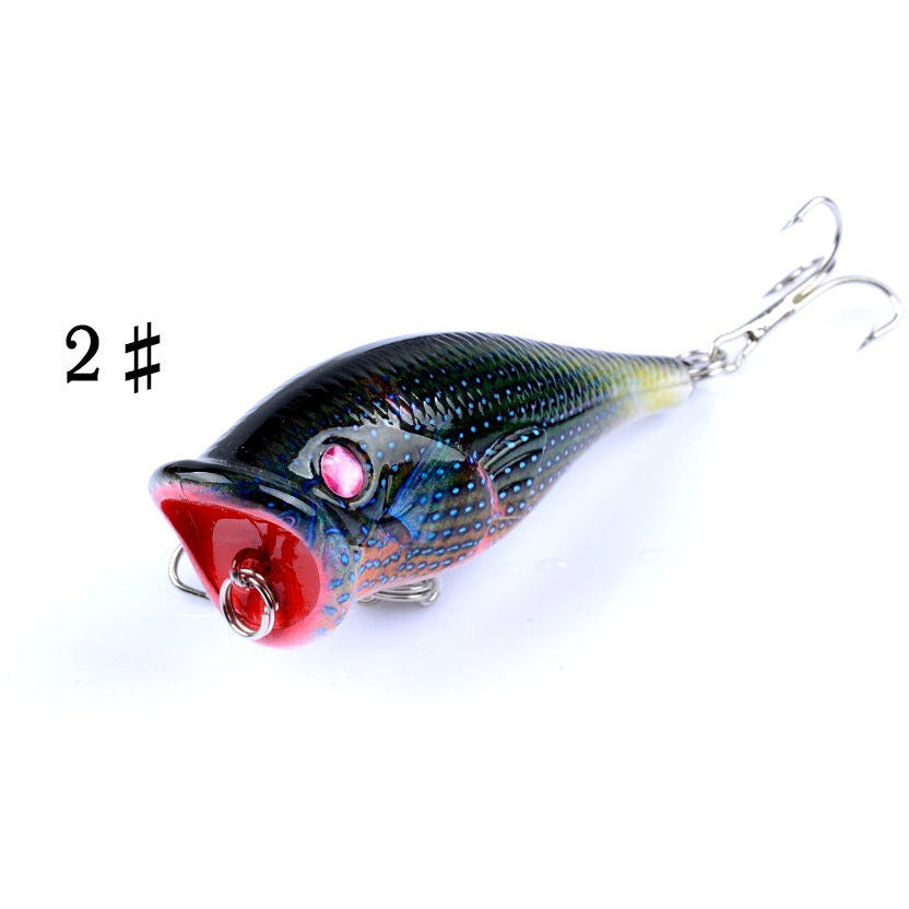 4X 6.5cm Popper Poppers Fishing Lure Lures Surface Tackle Fresh Saltwater