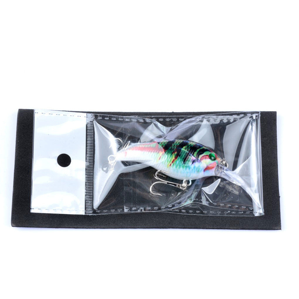 4x 7.5cm Popper Crank Bait Fishing Lure Lures Surface Tackle Saltwater