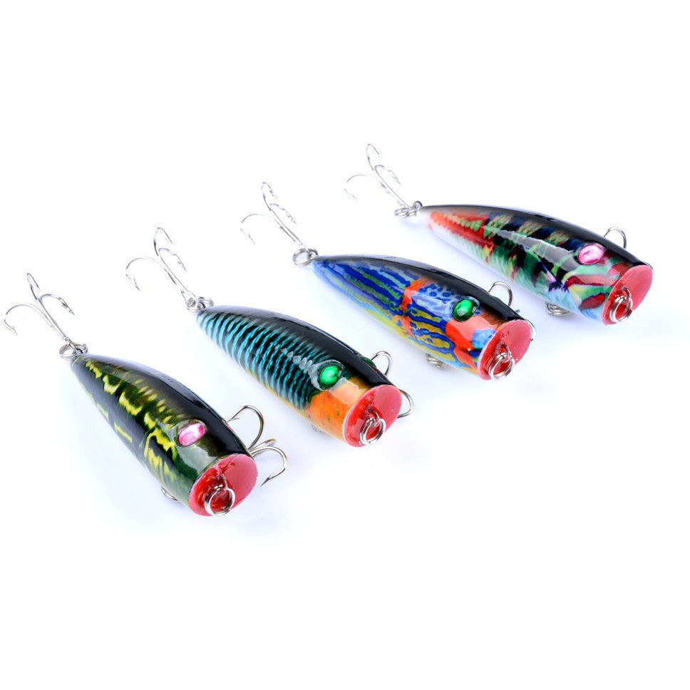 4X 6.8cm Popper Poppers Fishing Lure Lures Surface Tackle Saltwater