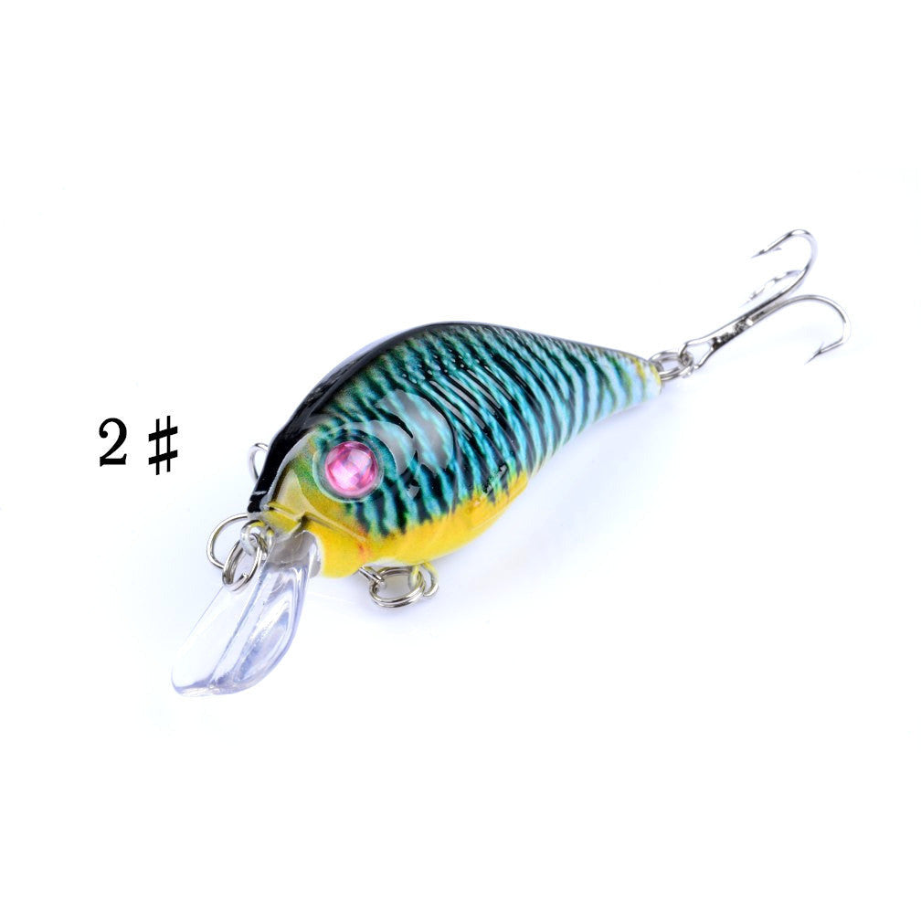 4x 7.5cm Popper Crank Bait Fishing Lure Lures Surface Tackle Saltwater