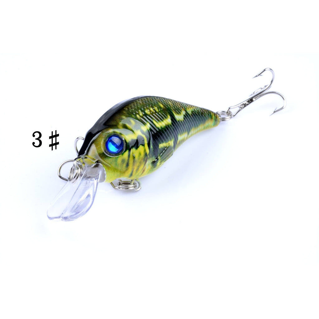 4x 7.5cm Popper Crank Bait Fishing Lure Lures Surface Tackle Saltwater