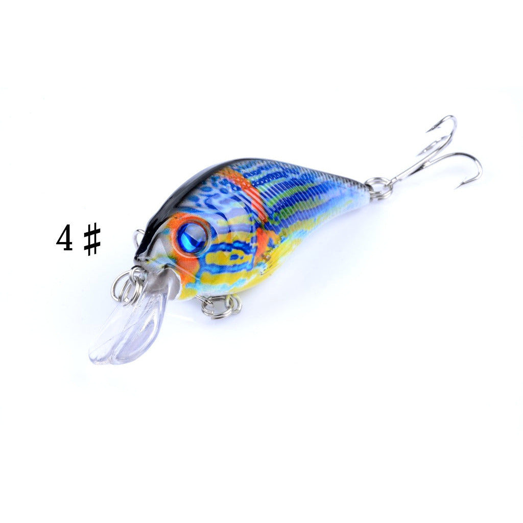 4x 7.5cm Popper Crank Bait Fishing Lure Lures Surface Tackle Saltwater