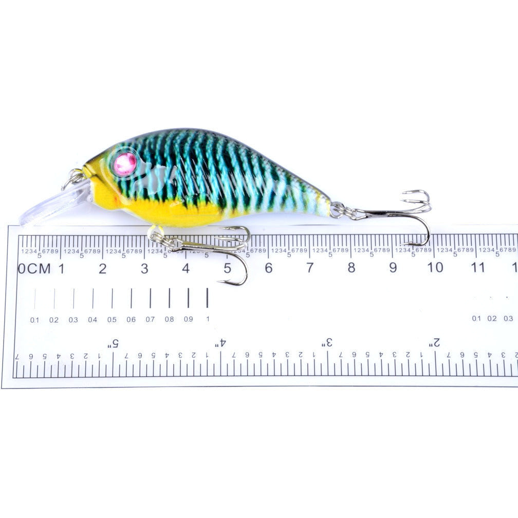 4x 7.5cm Popper Crank Bait Fishing Lure Lures Surface Tackle Saltwater