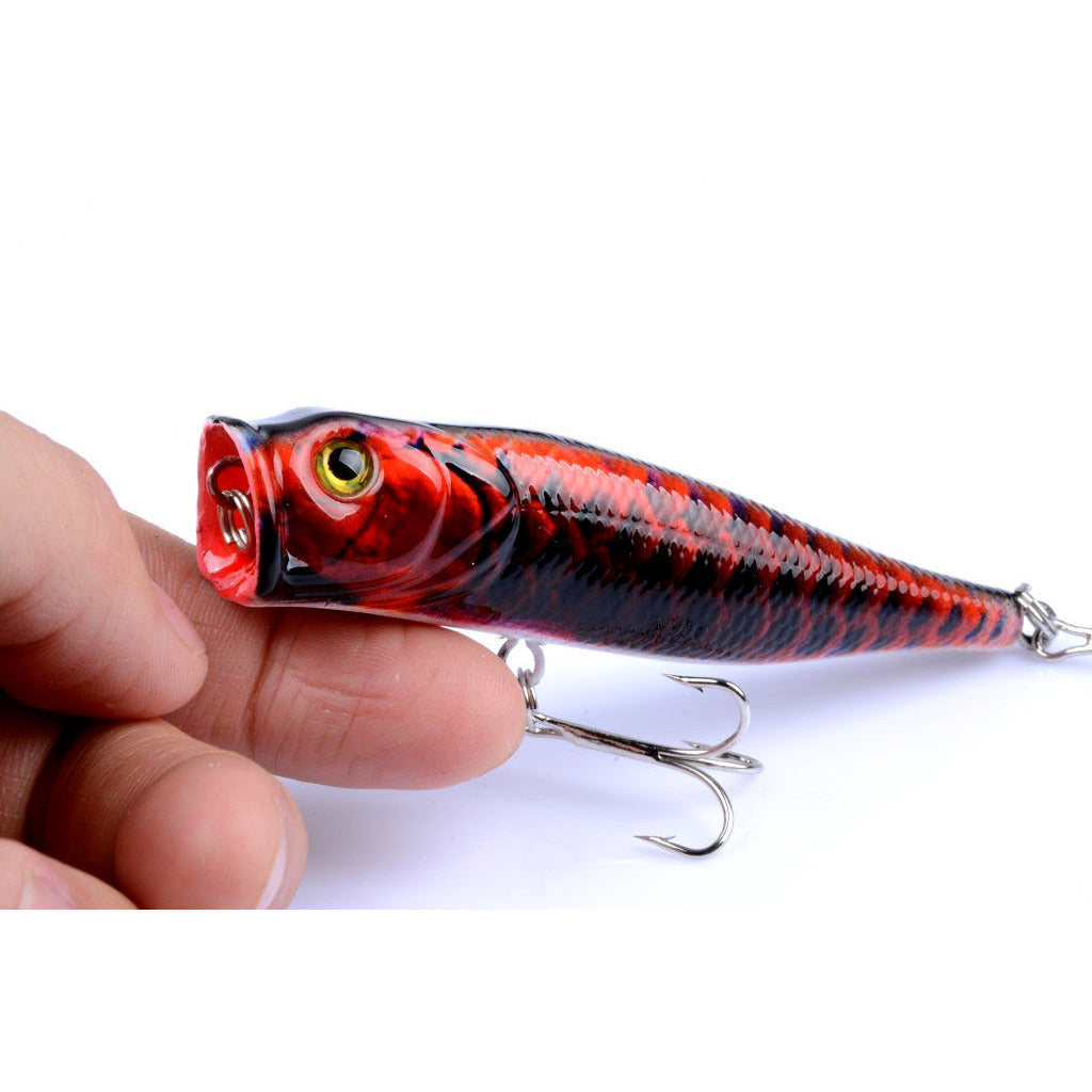 6X 9cm Popper Poppers Fishing Lure Lures Surface Tackle Fresh Saltwater