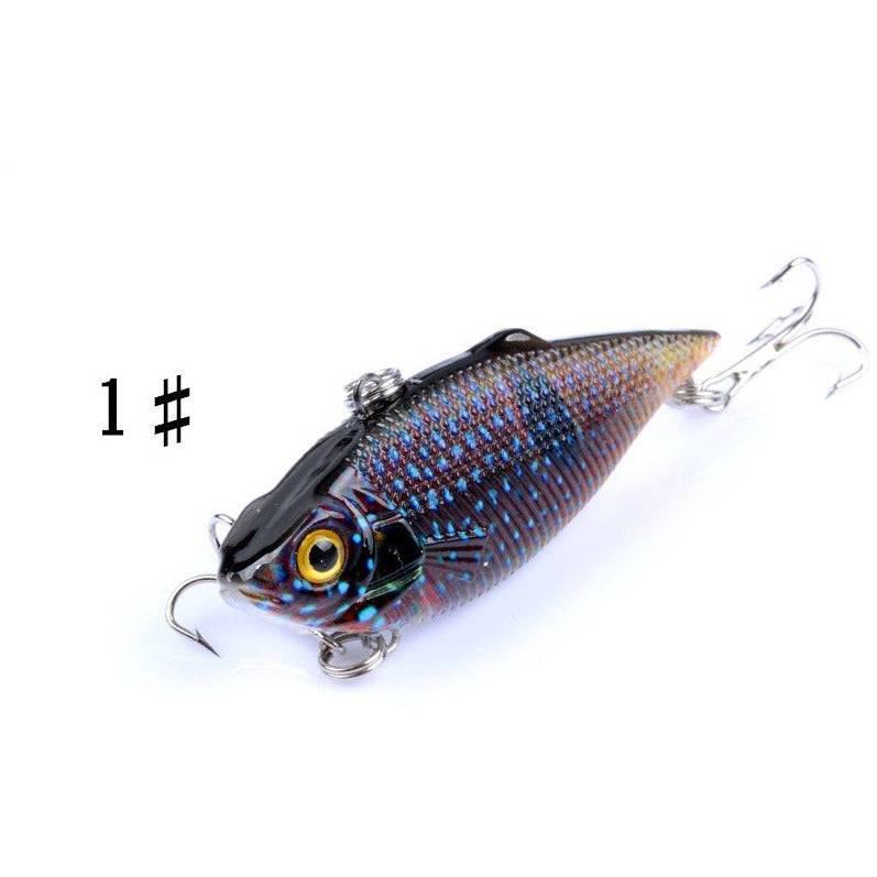 6x 6.5cm Vib Bait Fishing Lure Lures Hook Tackle Saltwater