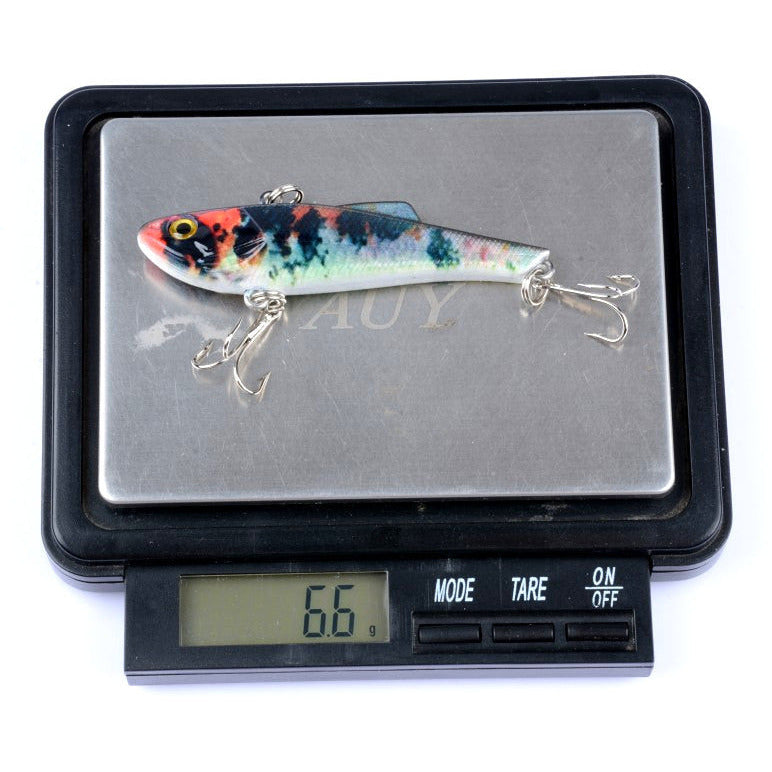 6x 7cm Vib Bait Fishing Lure Lures Hook Tackle Saltwater