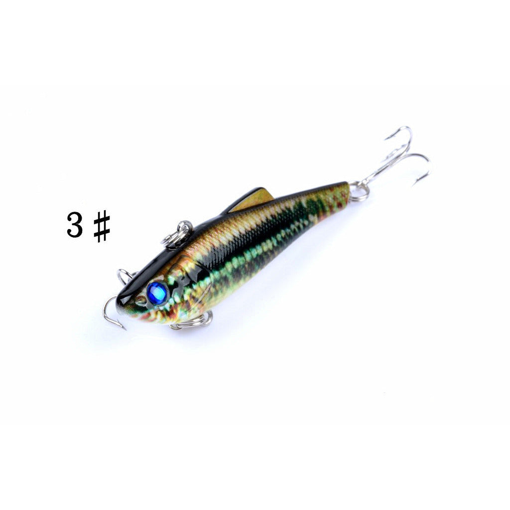 6x 7cm Vib Bait Fishing Lure Lures Hook Tackle Saltwater