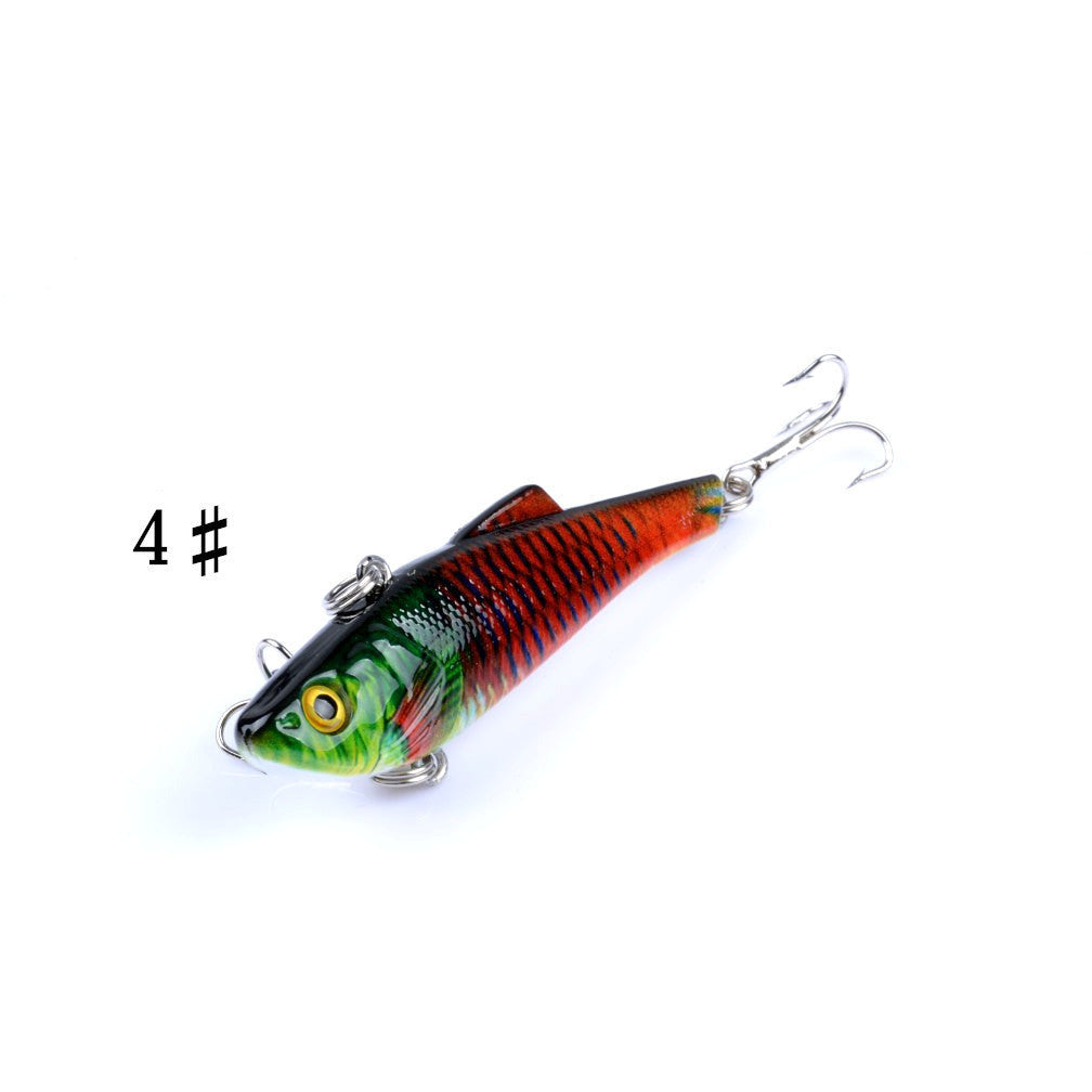 6x 7cm Vib Bait Fishing Lure Lures Hook Tackle Saltwater