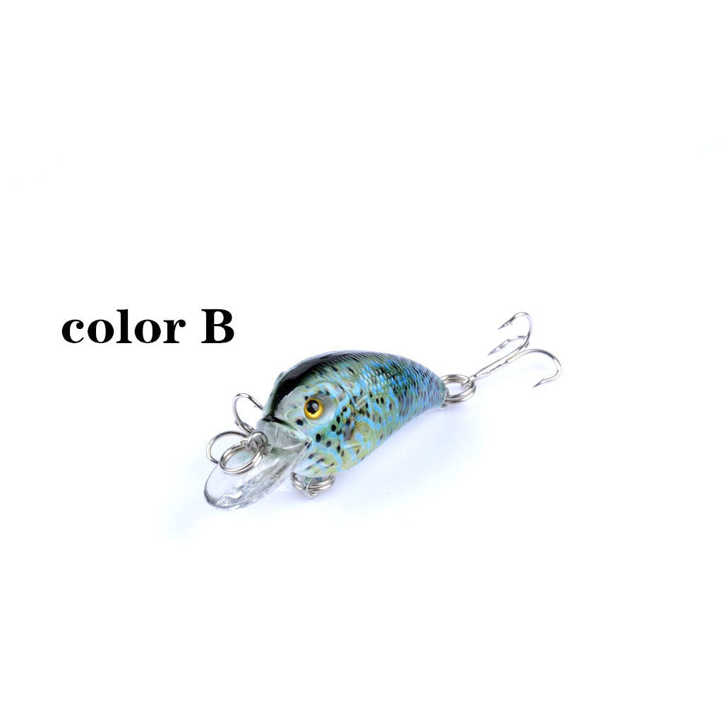 5x 4.5cm Popper Crank Bait Fishing Lure Lures Surface Tackle Saltwater