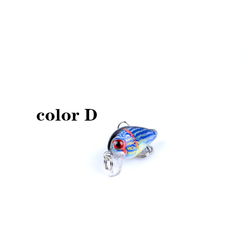 6x 3cm Popper Crank Bait Fishing Lure Lures Surface Tackle Saltwater