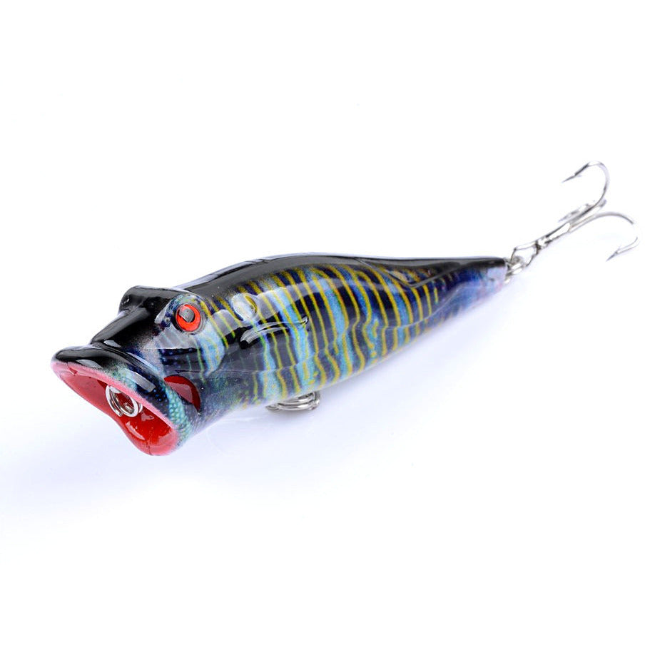 5X 8cm Popper Poppers Fishing Lure Lures Surface Tackle Fresh Saltwater