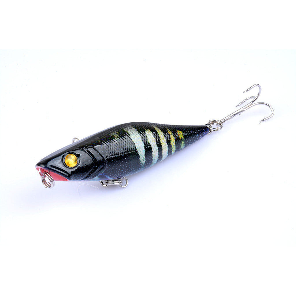5X 7.5cm Popper Poppers Fishing Lure Lures Surface Tackle Fresh Saltwater