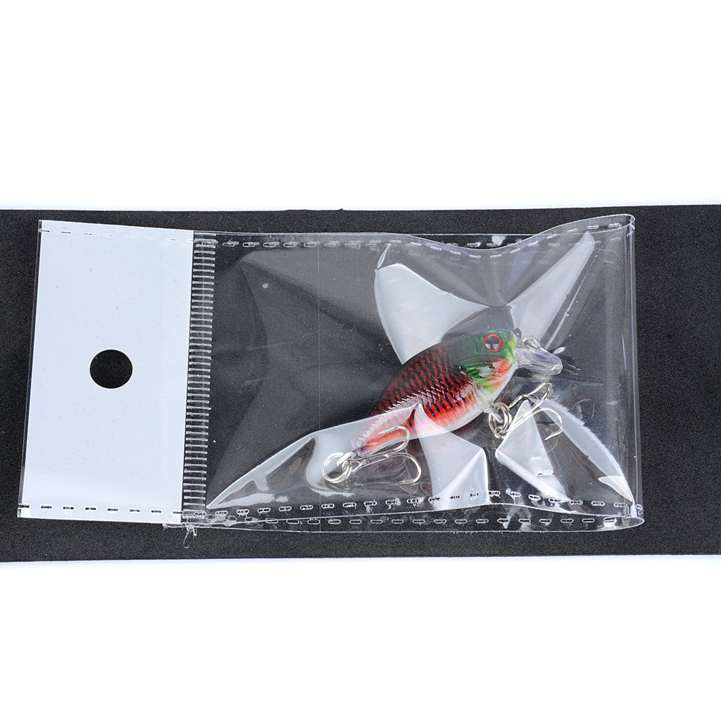 6x 4.3cm Popper Crank Bait Fishing Lure Lures Surface Tackle Saltwater