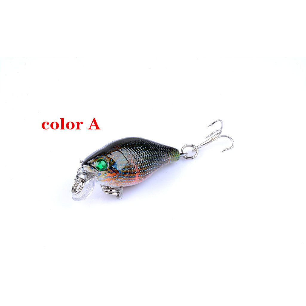 6x 4.3cm Popper Crank Bait Fishing Lure Lures Surface Tackle Saltwater