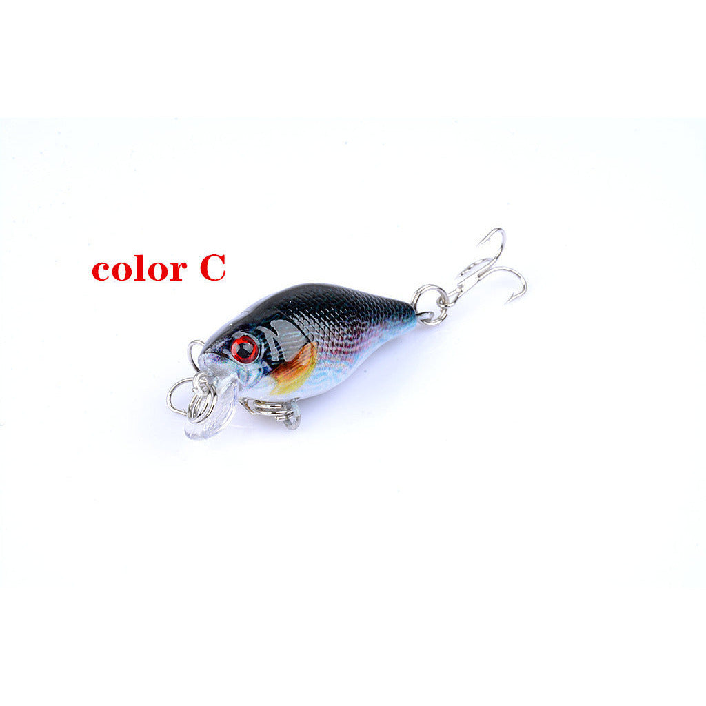 6x 4.3cm Popper Crank Bait Fishing Lure Lures Surface Tackle Saltwater