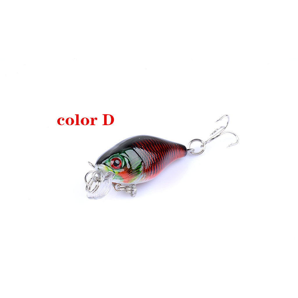 6x 4.3cm Popper Crank Bait Fishing Lure Lures Surface Tackle Saltwater