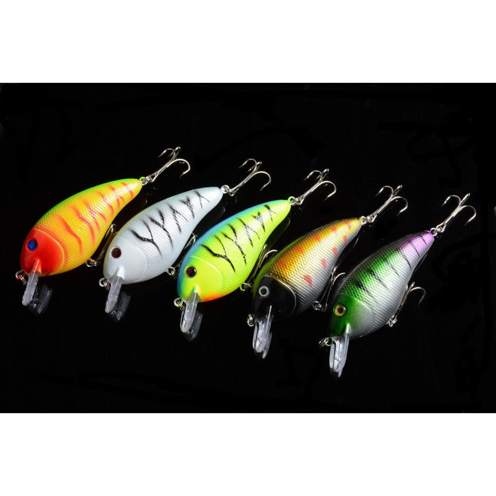 5x 8.5cm Popper Crank Bait Fishing Lure Lures Surface Tackle Saltwater