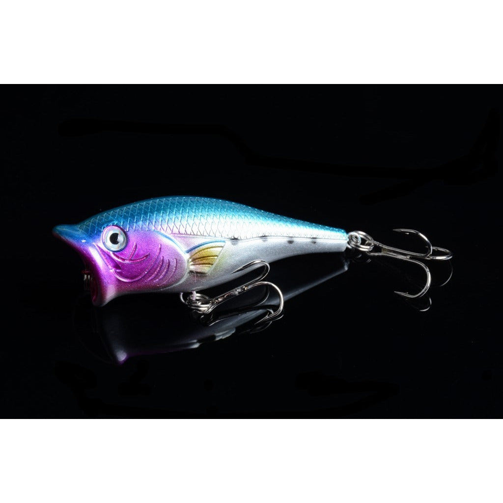 4X 6.5cm Popper Poppers Fishing Lure Lures Surface Tackle Fresh Saltwater