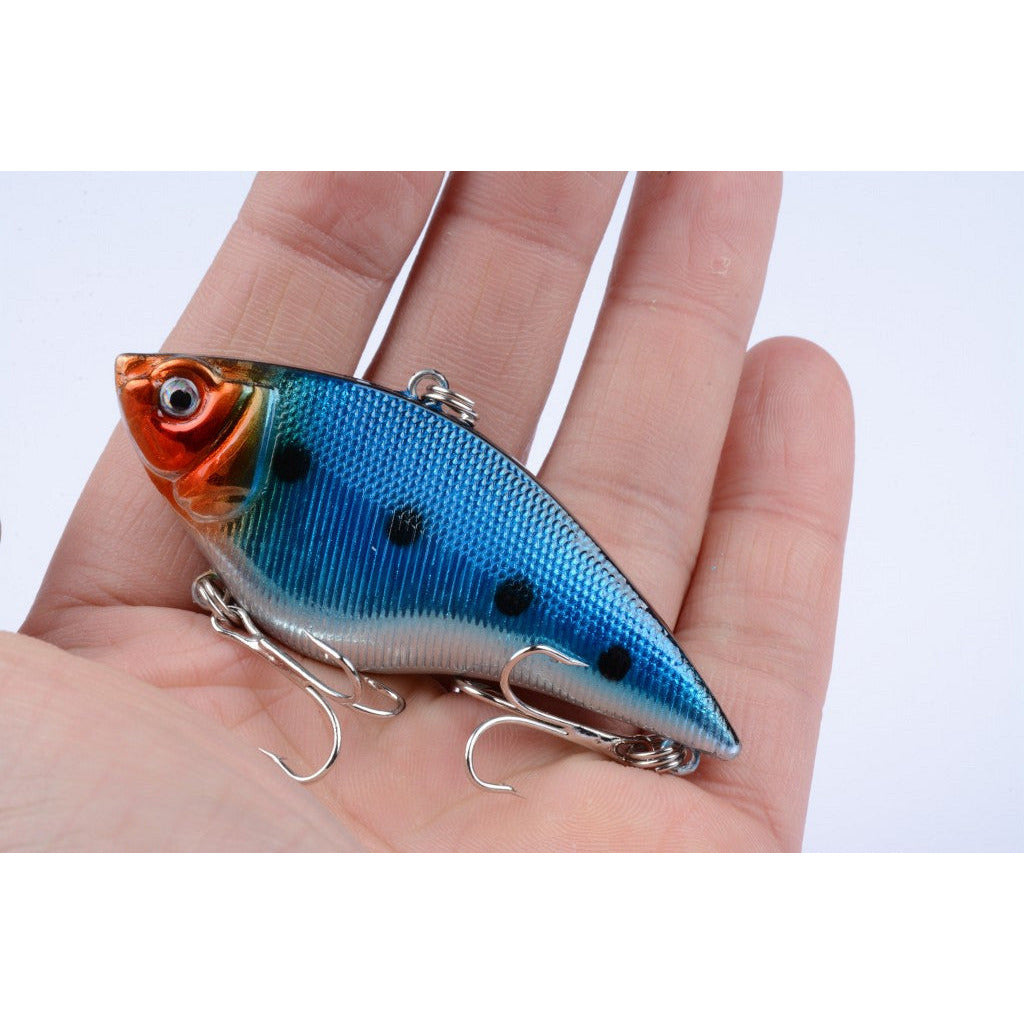 6x 7cm Vib Bait Fishing Lure Lures Hook Tackle Saltwater