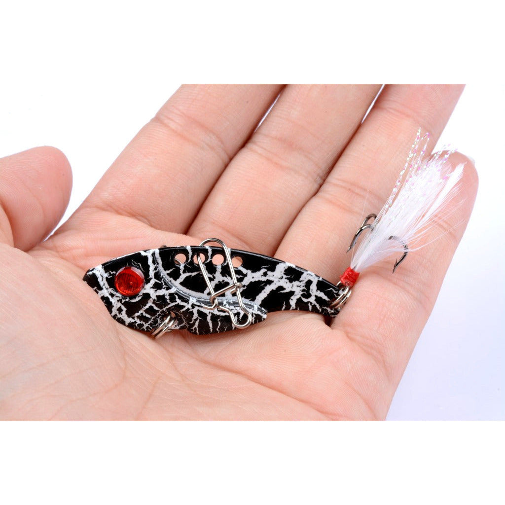 4x 5.5cm Vib Bait Fishing Lure Lures Hook Tackle Saltwater