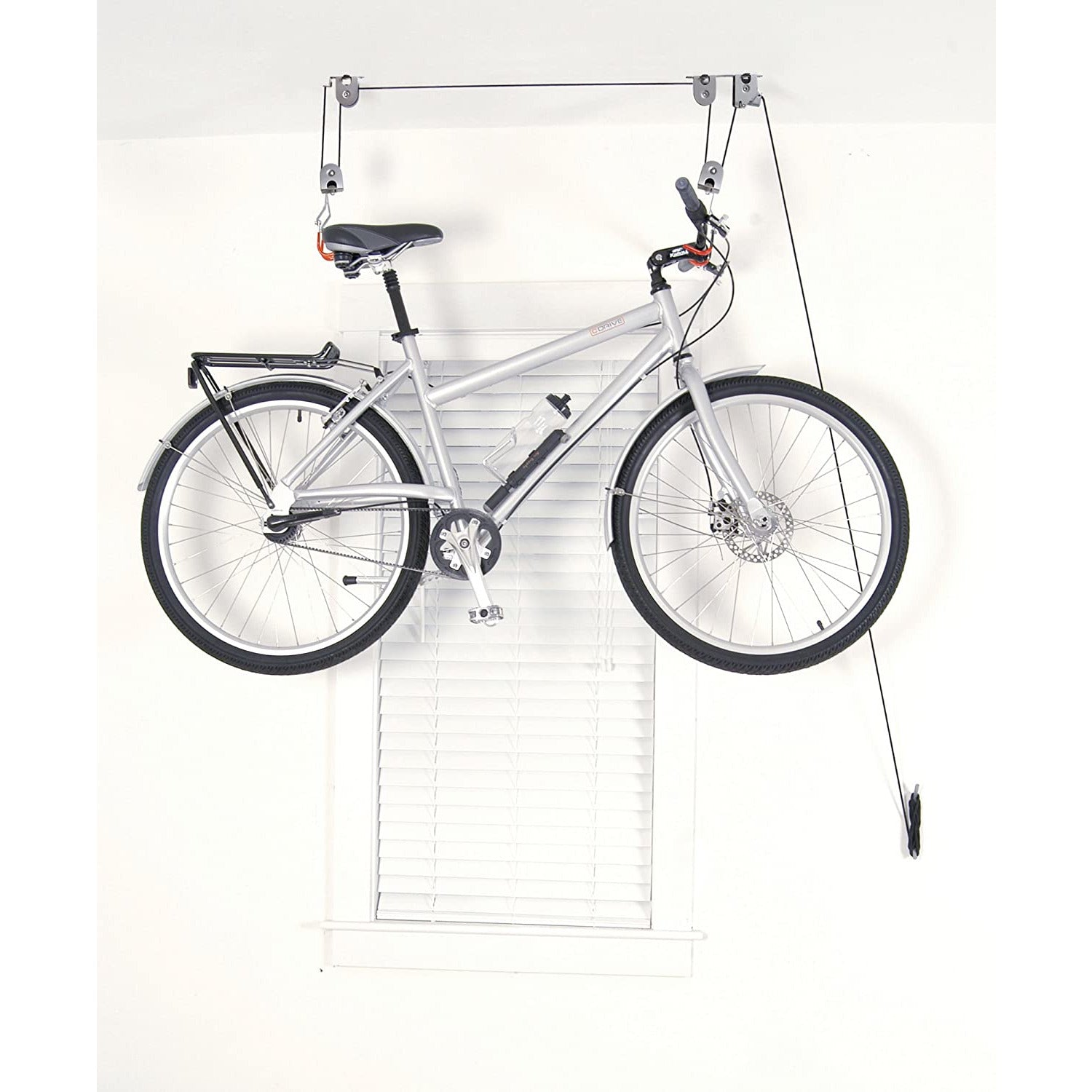 Kayak Bike Hoists Hanger Ladder Ceiling Mount 55 lb Capacity Hooks Pulleys