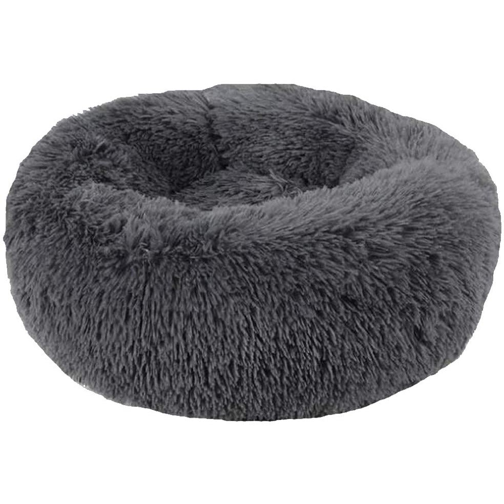Soft Dog Bed Round Washable Plush Pet Kennel Cat Bed Mat Sofa Medium 60cm