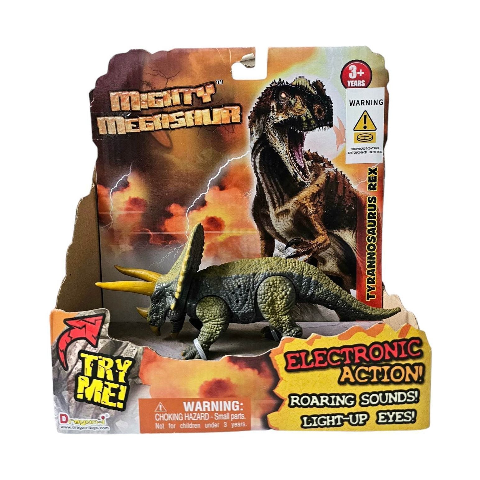 Mighty Megasaur Electronic Action Dinosaur Triceratops