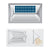 Solar Step Light – Warm White with Silver Case